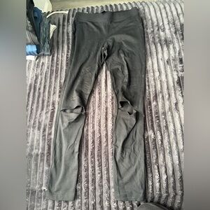 David Lerner Black Leggings with Knee Details